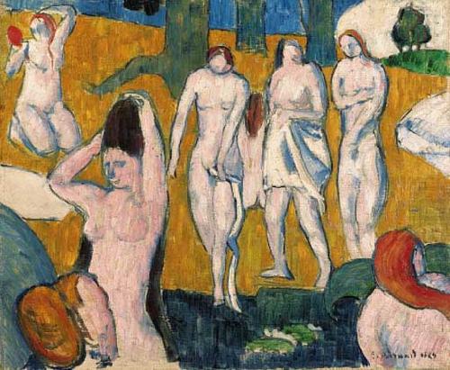 Baigneuses, Emile Bernard